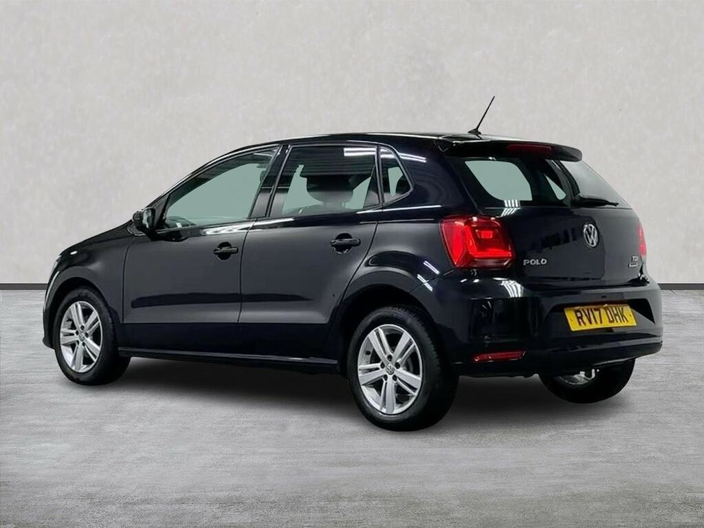 Volkswagen Polo 1.4 Tdi Bluemotion Tech Match Hatchback RV17DHK Black #2