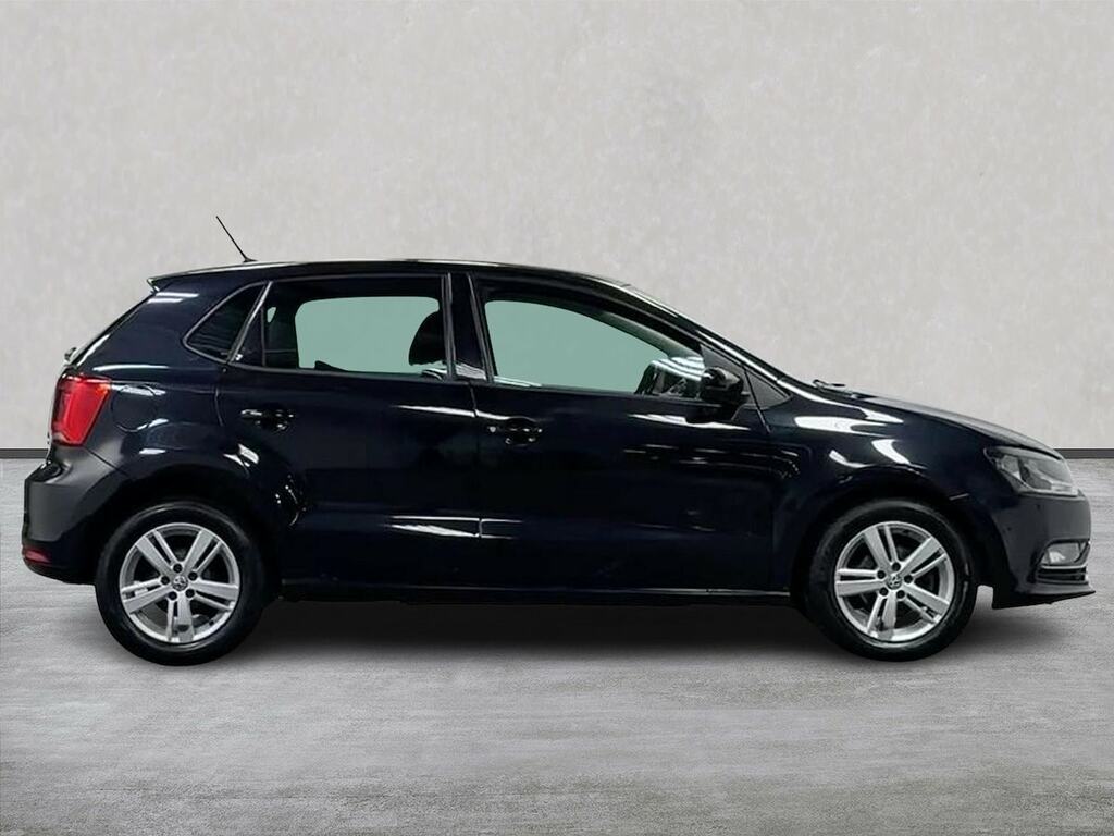 Volkswagen Polo 1.4 Tdi Bluemotion Tech Match Hatchback RV17DHK Black #3