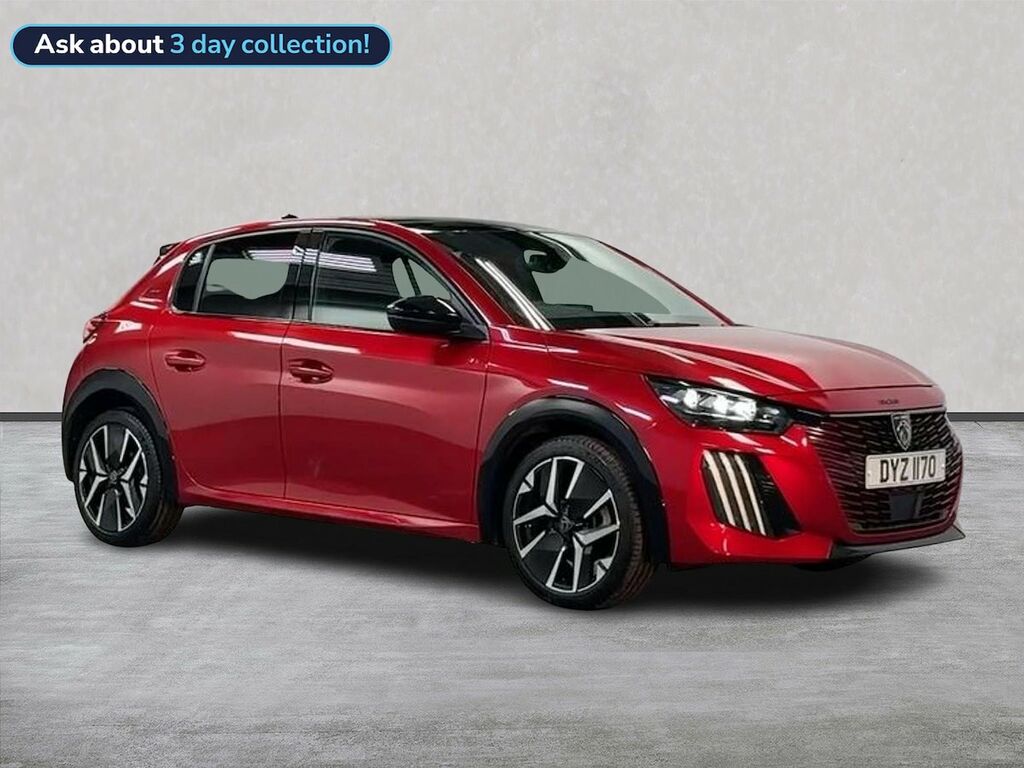 Peugeot 208 1.2 Puretech Gt Hatchback Euro 6 Red