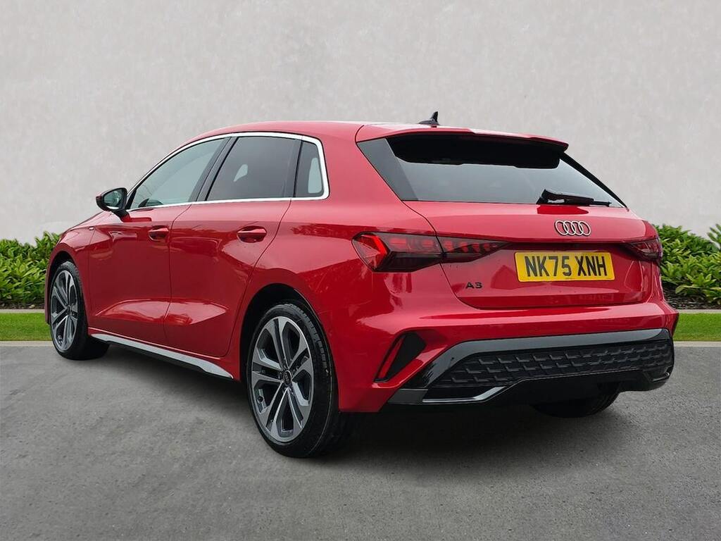 Audi A3 1.5 Tfsi 150 S Line S Tronic NK75XNH Red #2