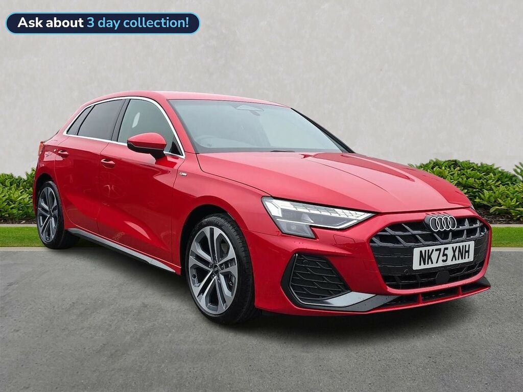 Audi A3 1.5 Tfsi 150 S Line S Tronic Red