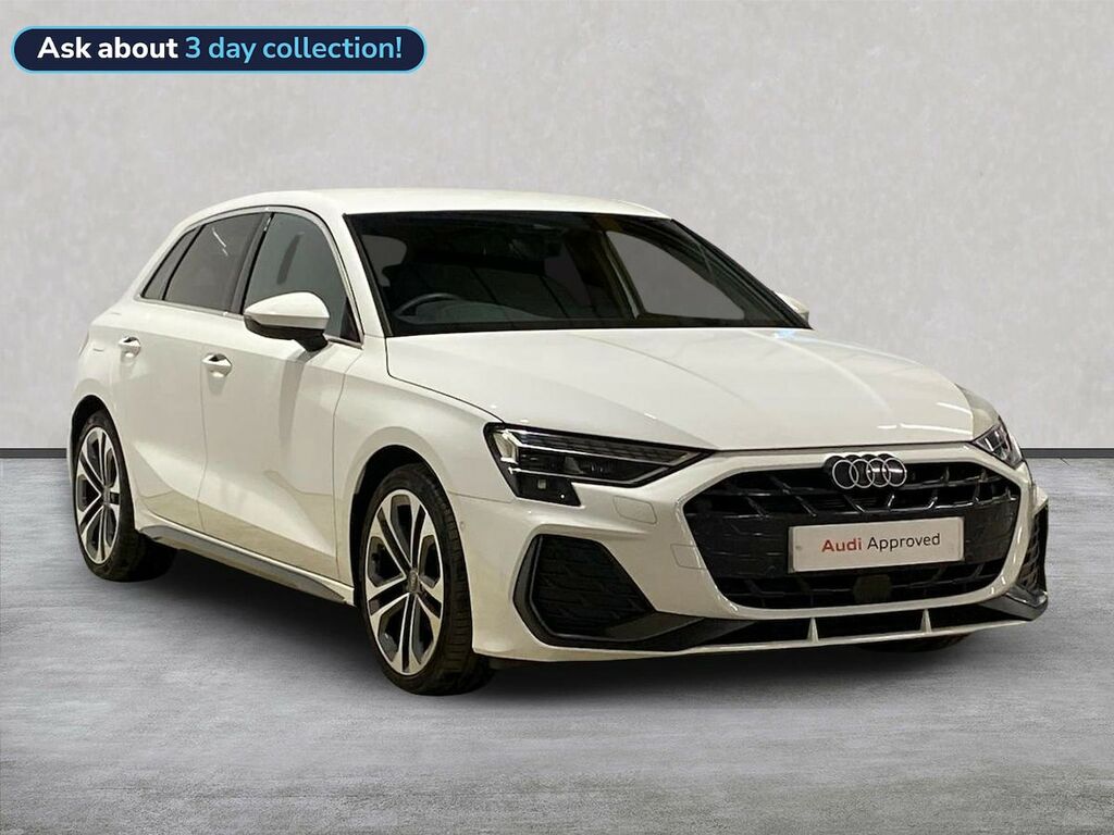Audi A3 1.5 Tfsi 35 S Line Sportback Eur White