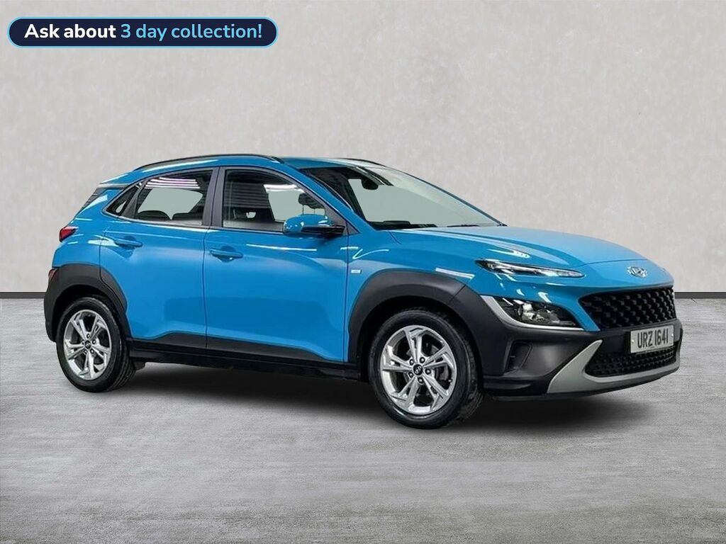 Hyundai Kona 1.0 T-gdi Mhev Se Connect Suv Hybrid Ma Blue