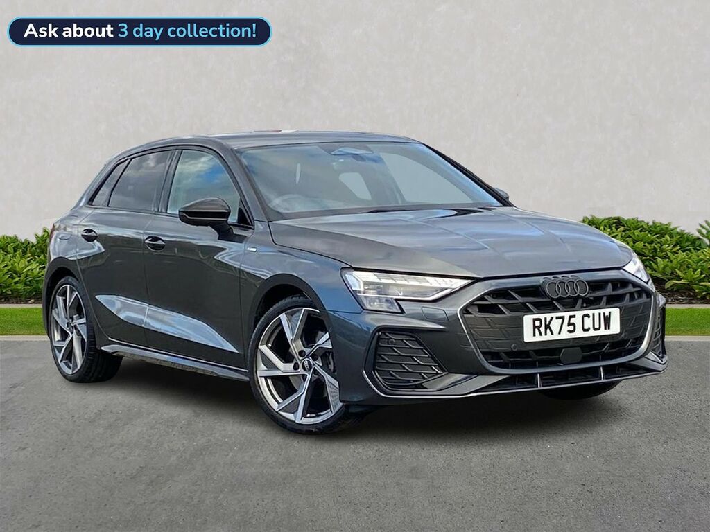 Audi A3 1.5 Tfsi 150 Black Edition Tech Pack Grey