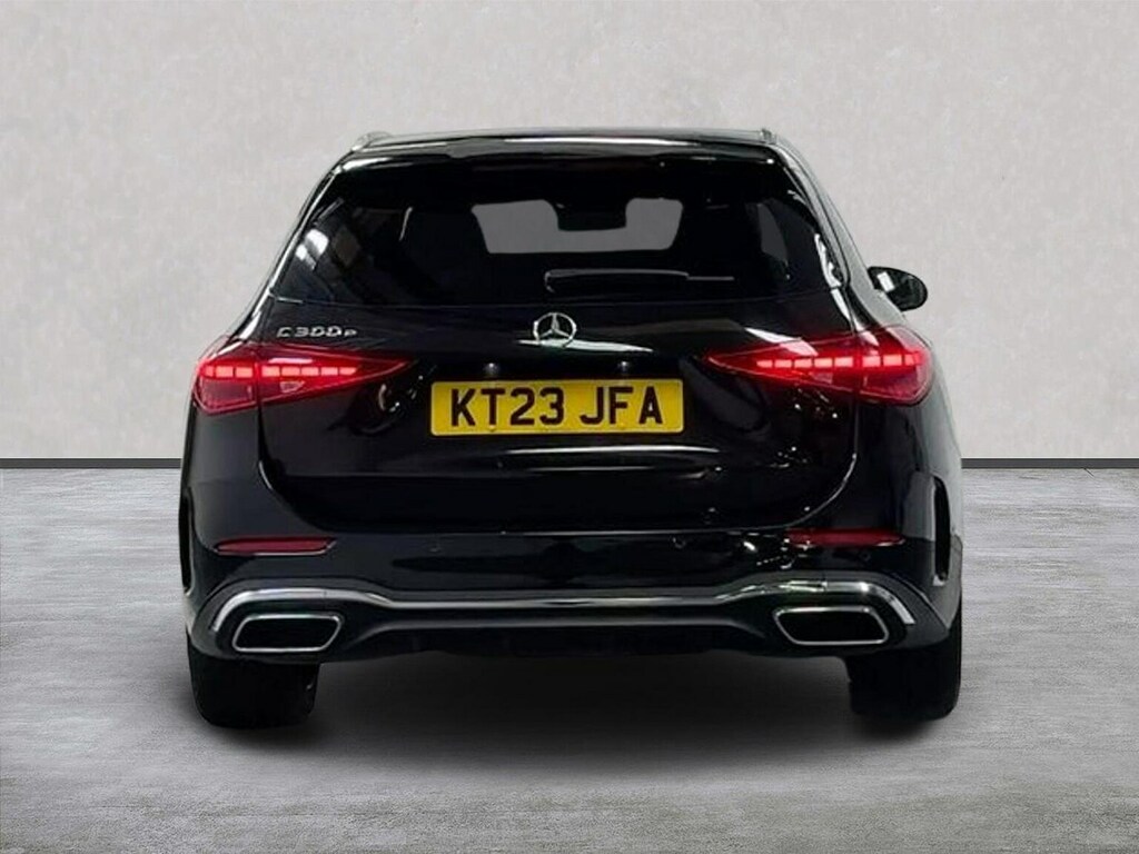 Mercedes-Benz C Class 2.0 C300e 25.4Kwh Amg Line Premium Plus Estate 5 KT23JFA Black #4