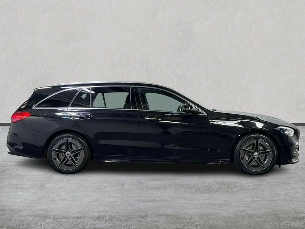 Mercedes-Benz C Class 2.0 C300e 25.4Kwh Amg Line Premium Plus Estate 5 KT23JFA Black #3