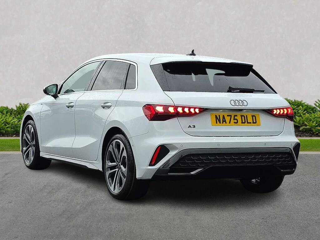 Audi A3 1.5 Tfsi 150 S Line S Tronic NA75DLD White #2