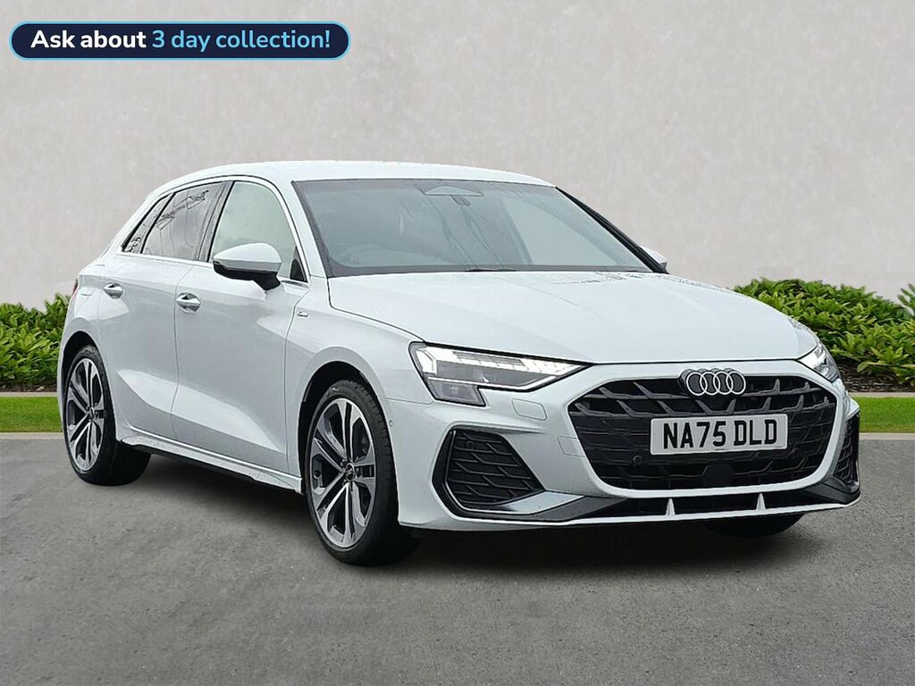 Audi A3 1.5 Tfsi 150 S Line S Tronic White