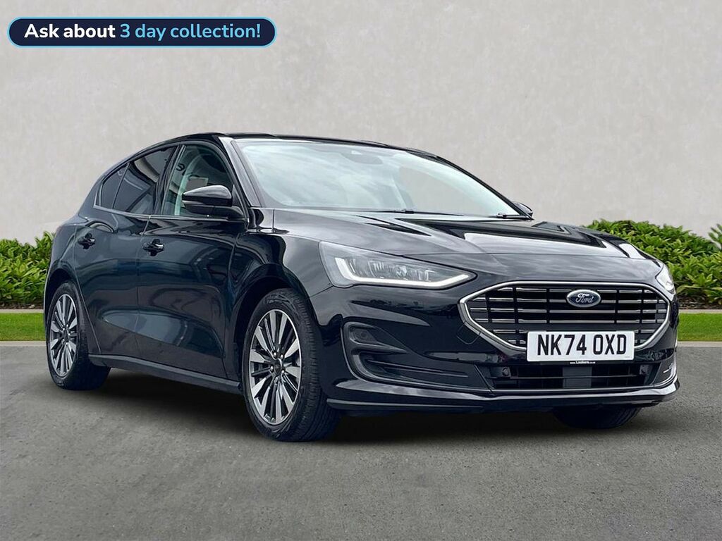 Ford Focus 1.0 Ecoboost Hybrid Mhev Titanium X NK74OXD Black