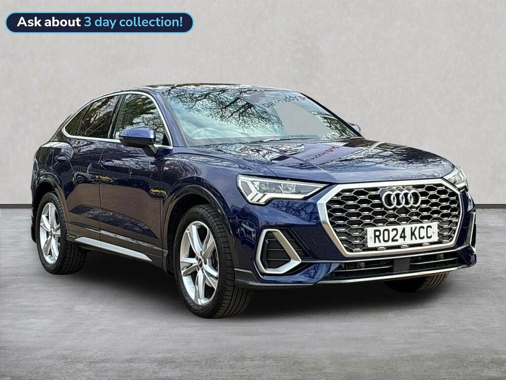 Audi Q3 1.5 Tfsi Cod 35 S Line Sportback S Tron Blue
