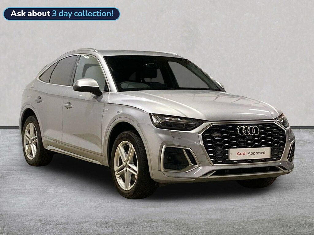 Audi Q5 2.0 Tdi 40 S Line Sportback S Tronic Qu Silver