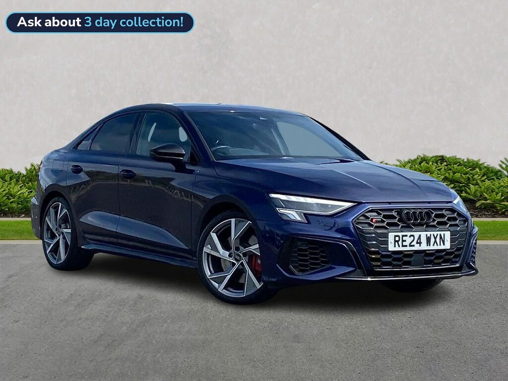 Audi A3 2.0 Tfsi Black Edition Saloon S Tronic Blue
