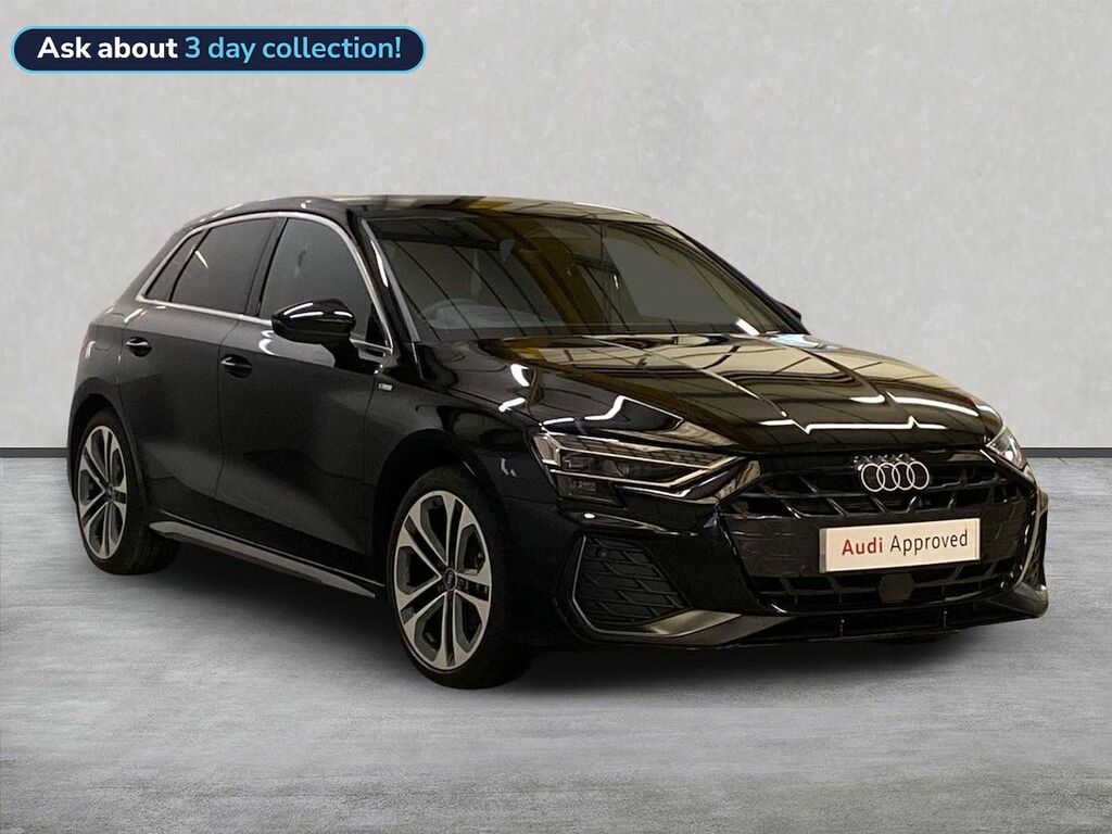 Audi A3 1.5 Tfsi 150 S Line S Tronic Tech Pack Black