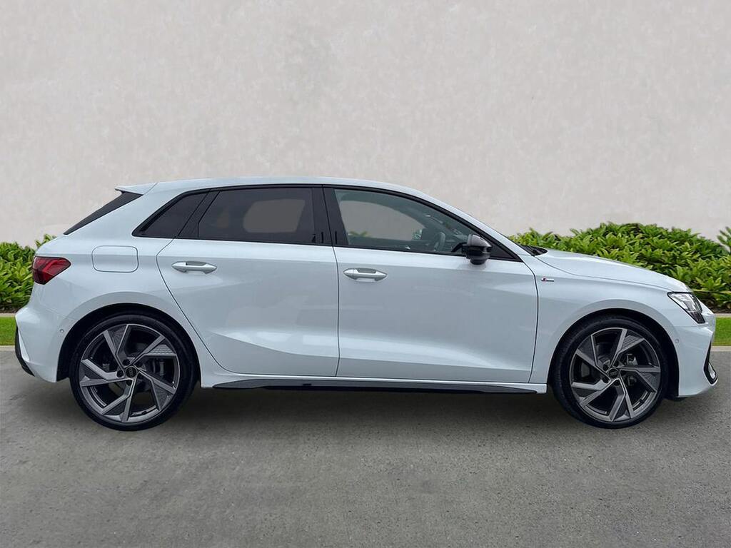 Audi A3 1.5 Tfsi 150 Black Edition S Tronic NK75XBL White #3