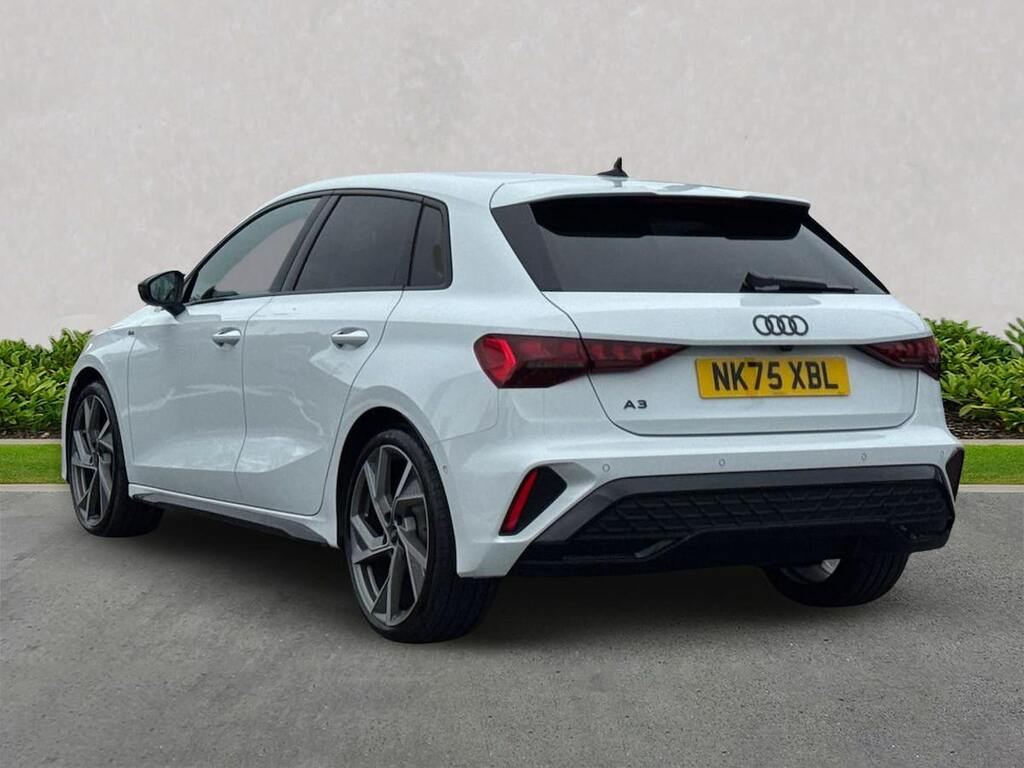 Audi A3 1.5 Tfsi 150 Black Edition S Tronic NK75XBL White #2