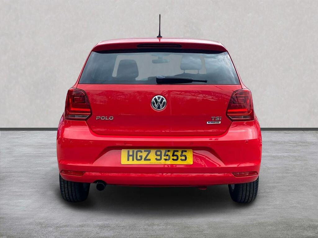 Volkswagen Polo 1.2 Tsi Match Edition Hatchback Dsg Eur HGZ9555 Red #4