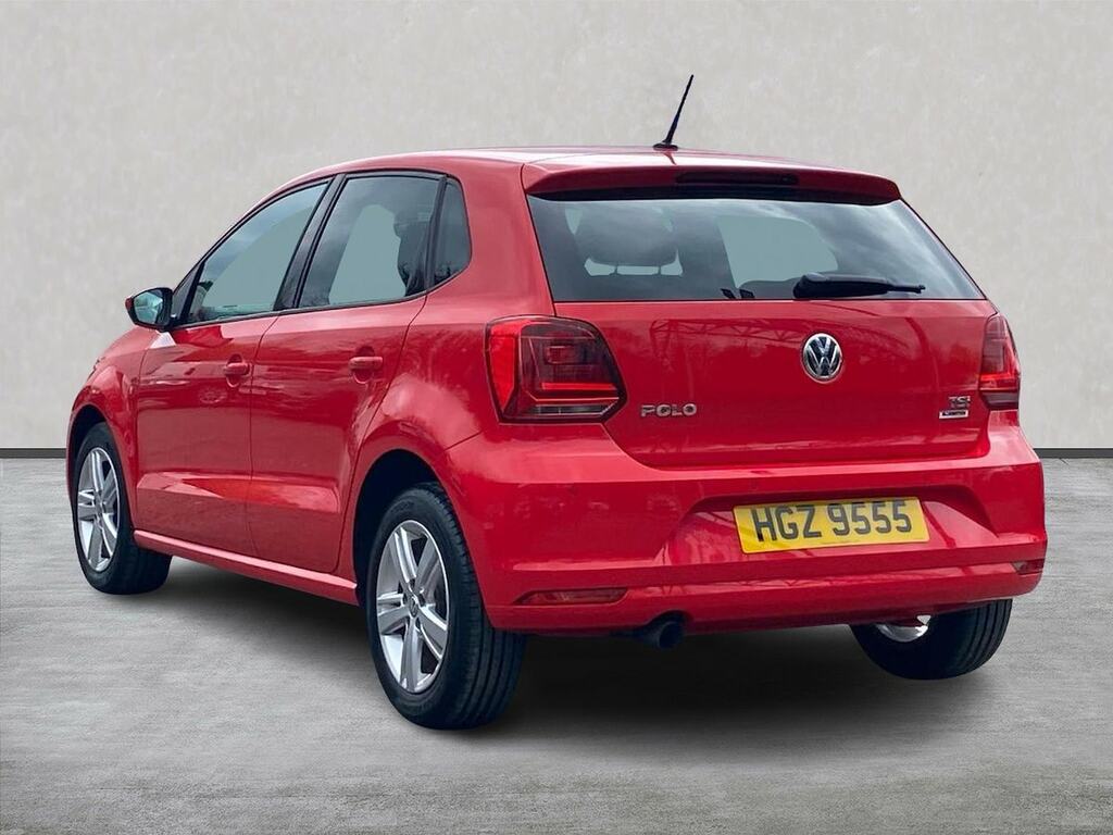 Volkswagen Polo 1.2 Tsi Match Edition Hatchback Dsg Eur HGZ9555 Red #2
