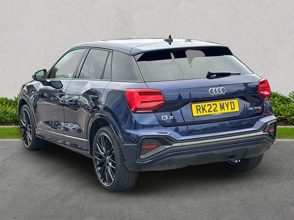 Audi Q2 1.0 Tfsi 30 Black Edition Suv Eu RK22MYD Blue #2