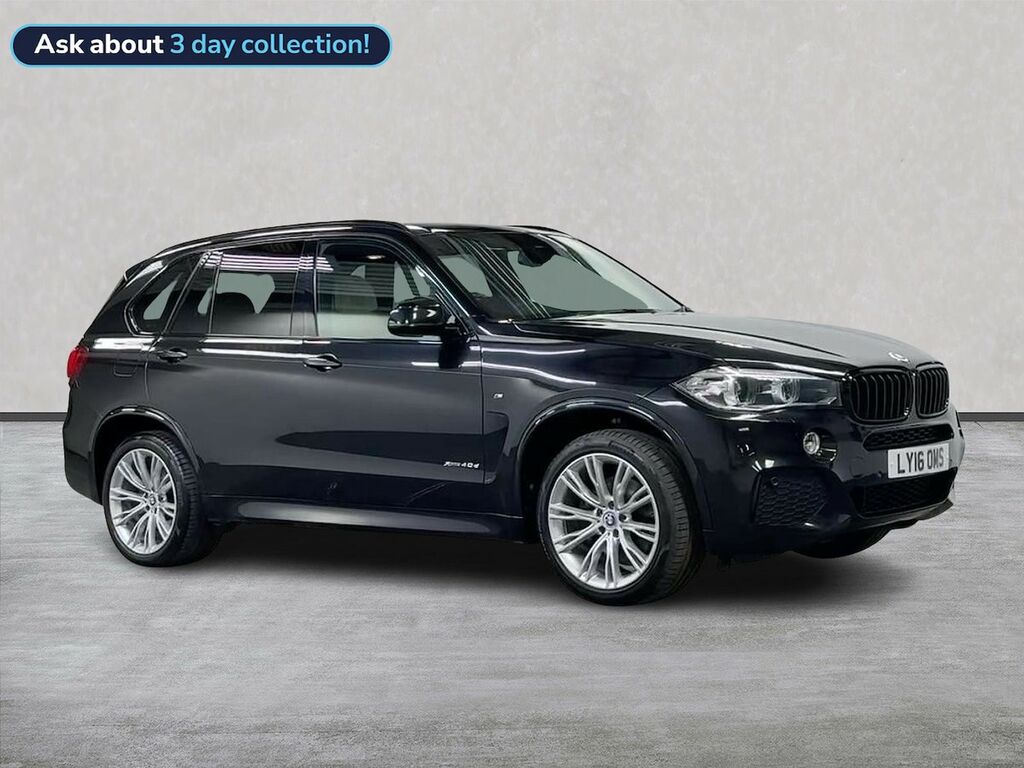 BMW X5 3.0 40D M Sport Suv Xdrive Euro 6 Black