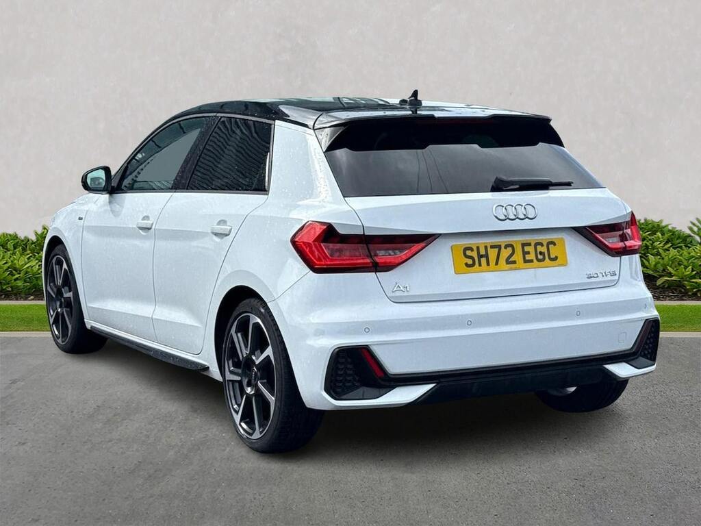 Audi A1 30 Tfsi 110 Black Edition SH72EGC White #2