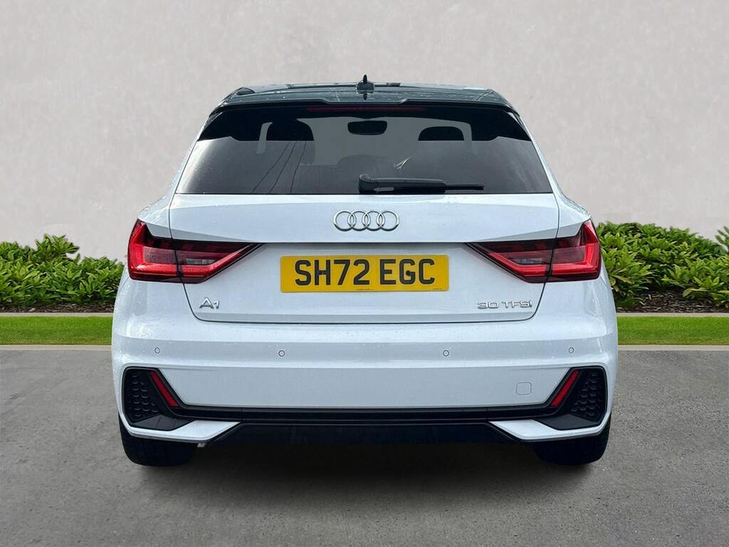 Audi A1 30 Tfsi 110 Black Edition SH72EGC White #4