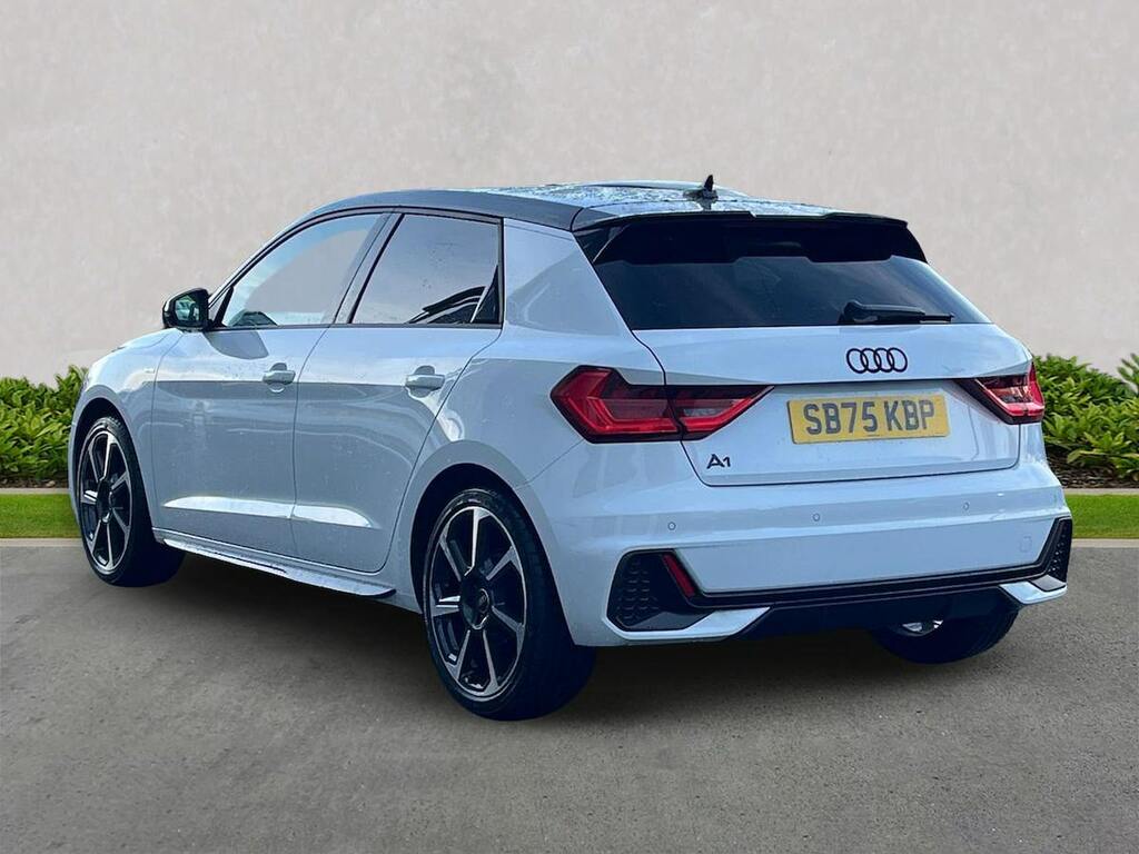 Audi A1 25 Tfsi Black Edition S Tronic SB75KBP White #2