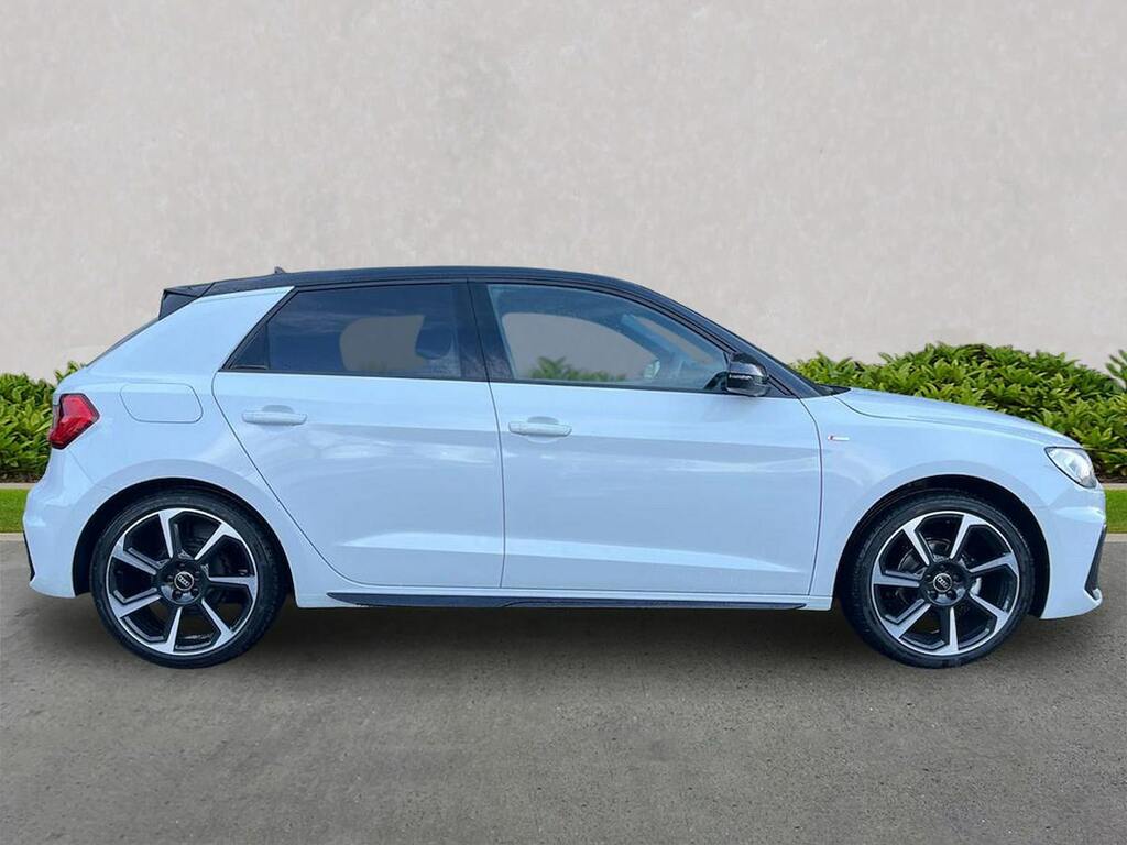 Audi A1 25 Tfsi Black Edition S Tronic SB75KBP White #3
