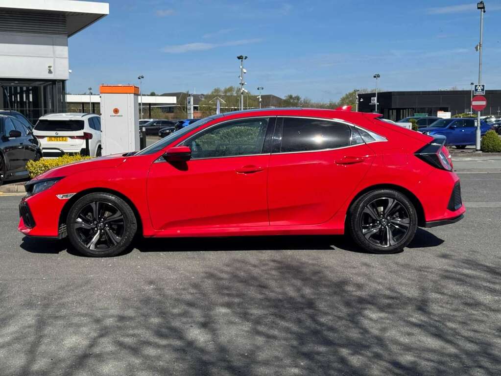 Honda Civic 1.6 I-dtec Ex OX19EEJ Red #4