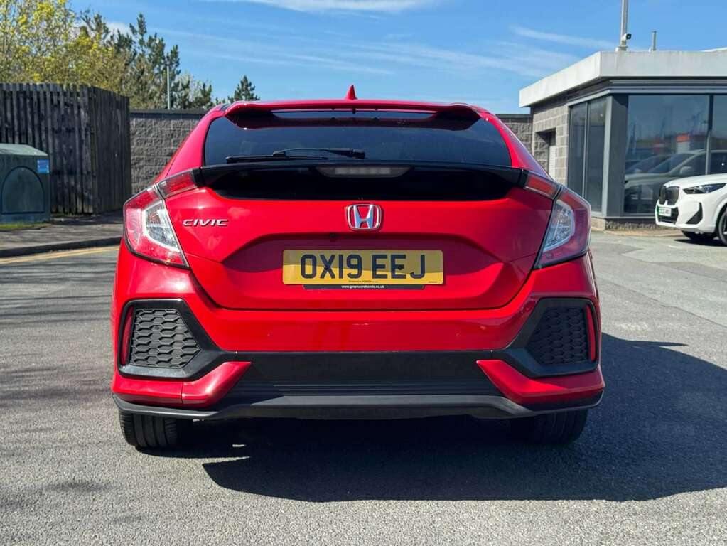 Honda Civic 1.6 I-dtec Ex OX19EEJ Red #6