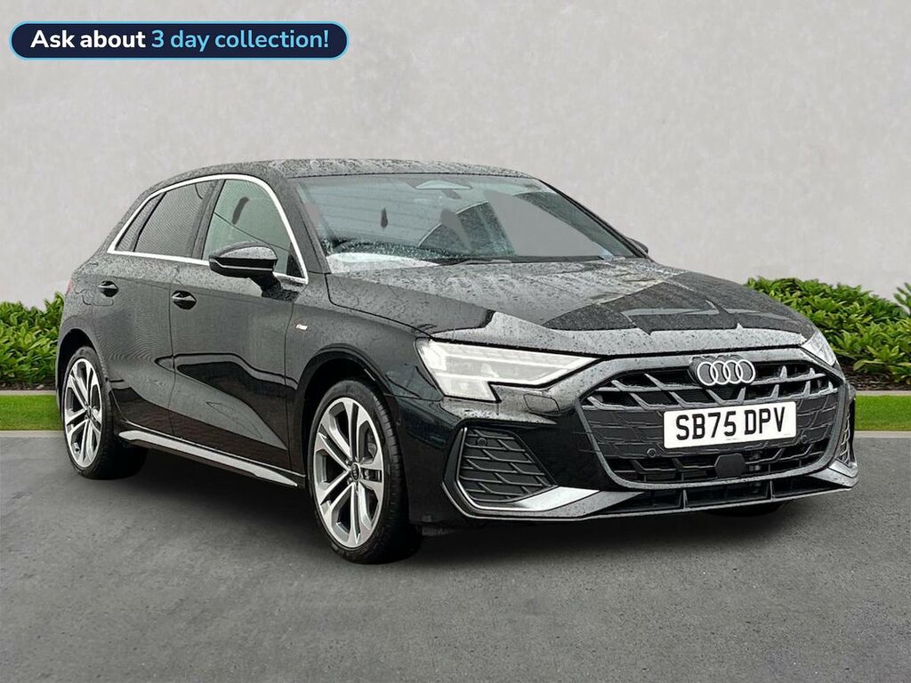 Audi A3 1.5 Tfsi E 204 S Line S Tronic Black