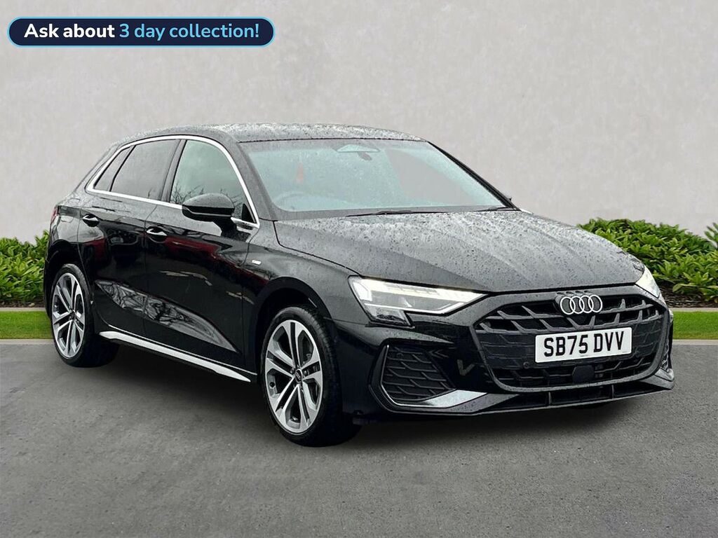 Audi A3 1.5 Tfsi E 204 S Line S Tronic Black