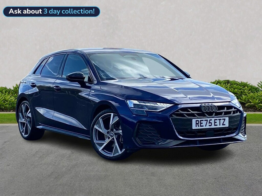 Audi A3 1.5 Tfsi 150 Black Ed S Tronic Tech Pack Blue