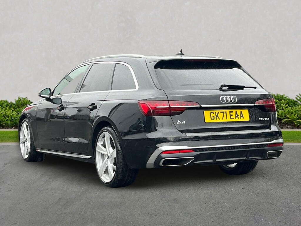 Audi A4 2.0 Tdi 35 S Line Estate S Tronic Euro GK71EAA Black #2