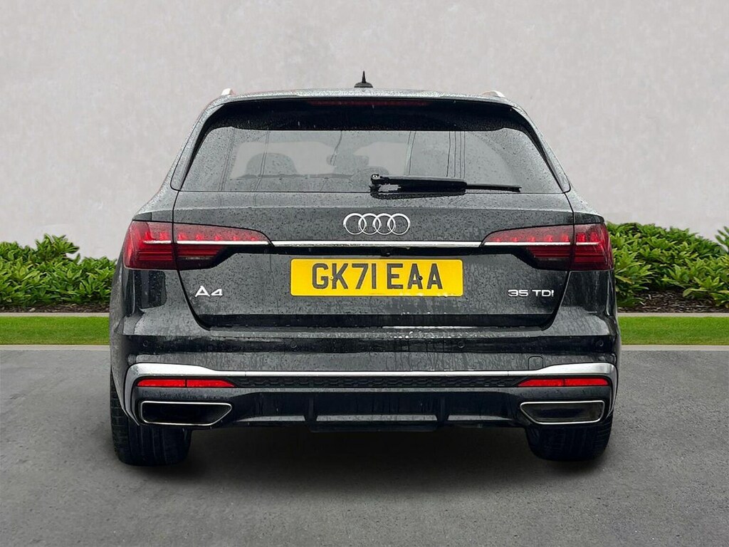 Audi A4 2.0 Tdi 35 S Line Estate S Tronic Euro GK71EAA Black #4