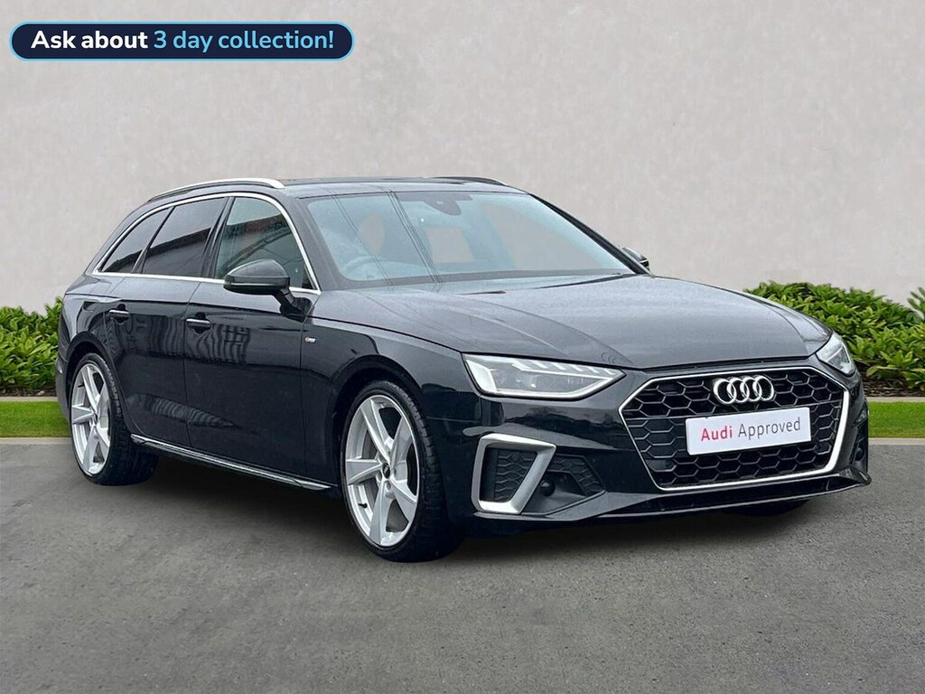 Audi A4 2.0 Tdi 35 S Line Estate S Tronic Euro Black