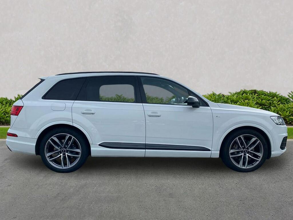 Audi Q7 3.0 Tdi V6 50 Black Edition Suv Tiptron RV69VZO White #3