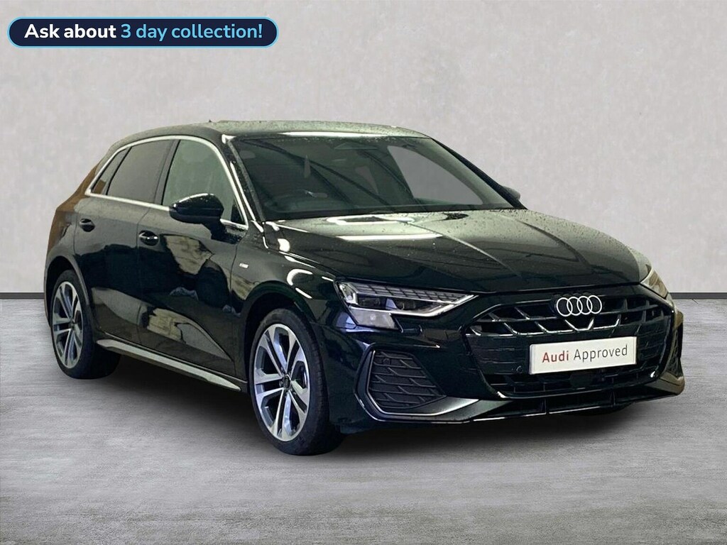 Audi A3 1.5 Tfsi E 204 S Line S Tronic Black