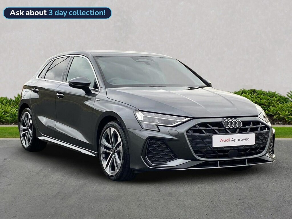 Audi A3 1.5 Tfsi E 204 S Line S Tronic Tech Pack Grey