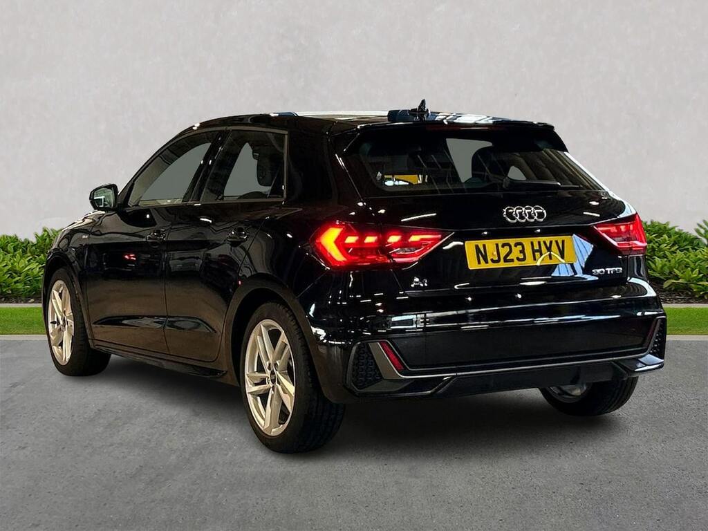 Audi A1 1.0 Tfsi 30 S Line Sportback Eur NJ23HYV Black #2