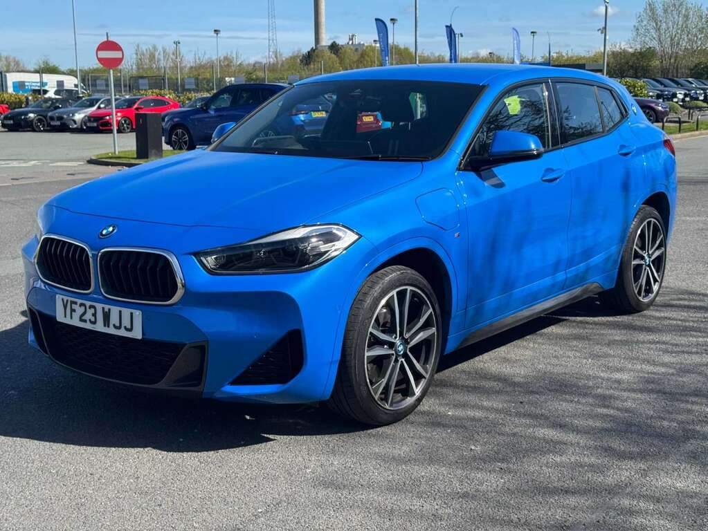 BMW X2 Xdrive 25E M Sport Blue #3