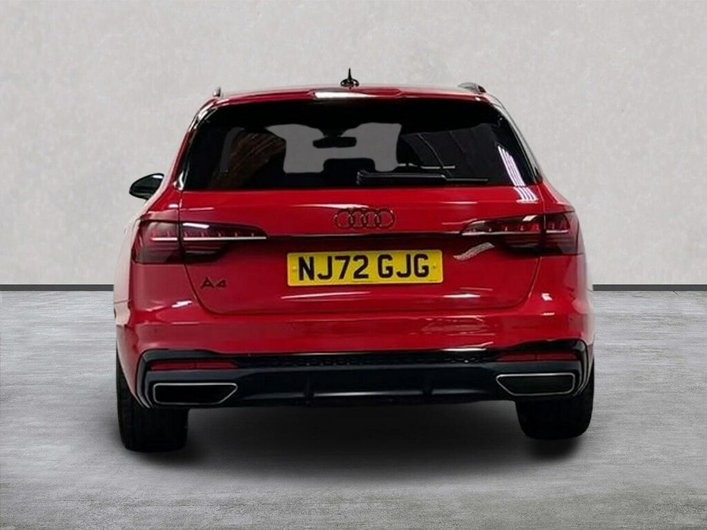 Audi A4 2.0 Tdi 35 Black Edition Estate S Troni NJ72GJG Red #4