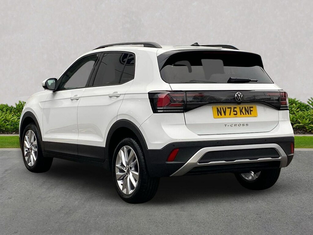 Volkswagen T-Cross 1.0 Tsi Match Suv Euro 6 Ss NV75KNF White #2