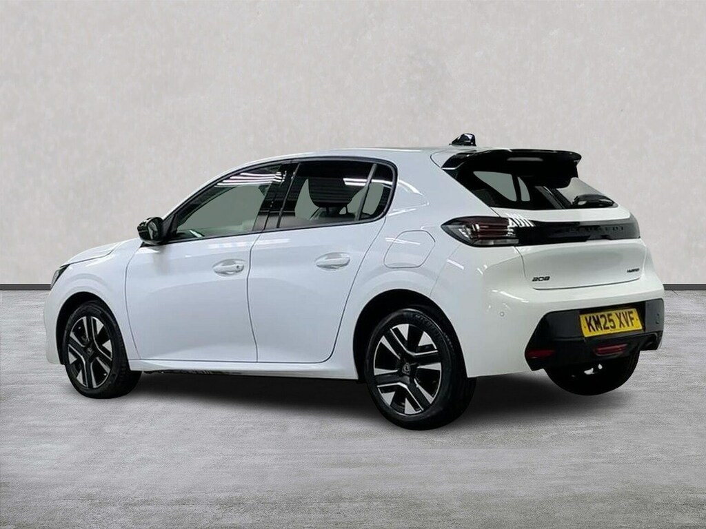 Peugeot 208 1.2 Allure Hatchback Hybrid E-dsc6 Euro KM25XVF White #2