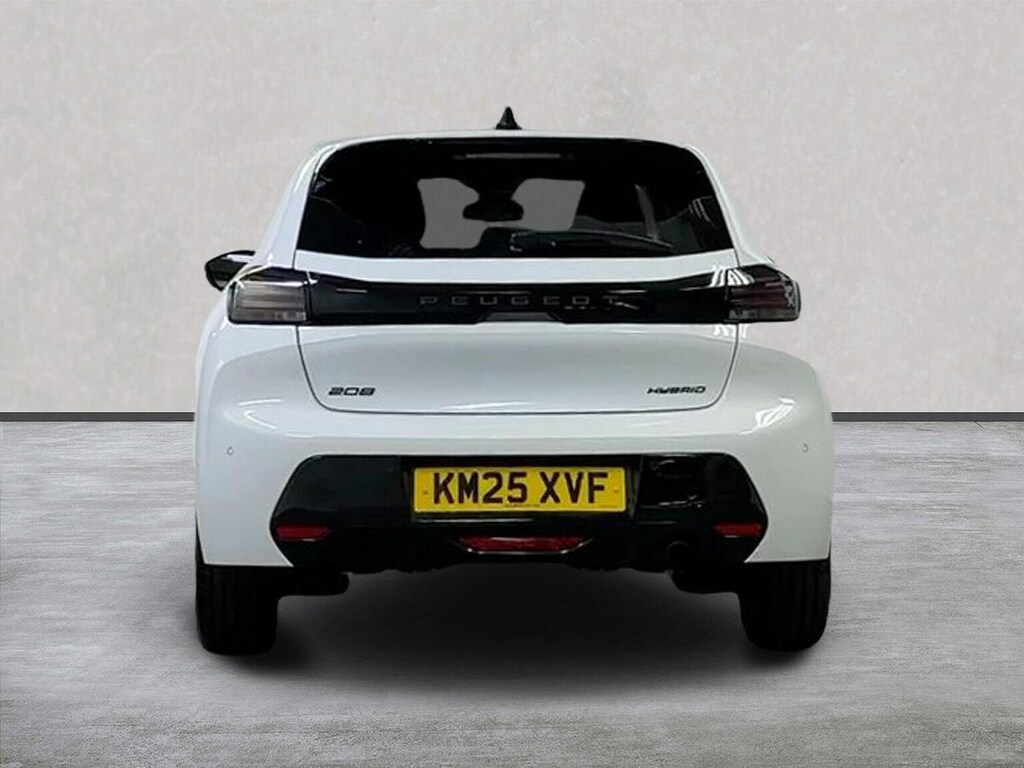 Peugeot 208 1.2 Allure Hatchback Hybrid E-dsc6 Euro KM25XVF White #4