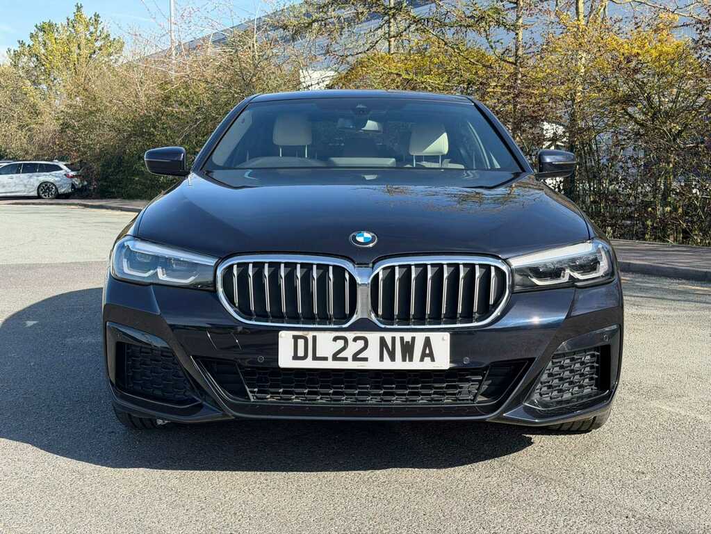 BMW 5 Series 520D Mht M Sport Step DL22NWA Black #2