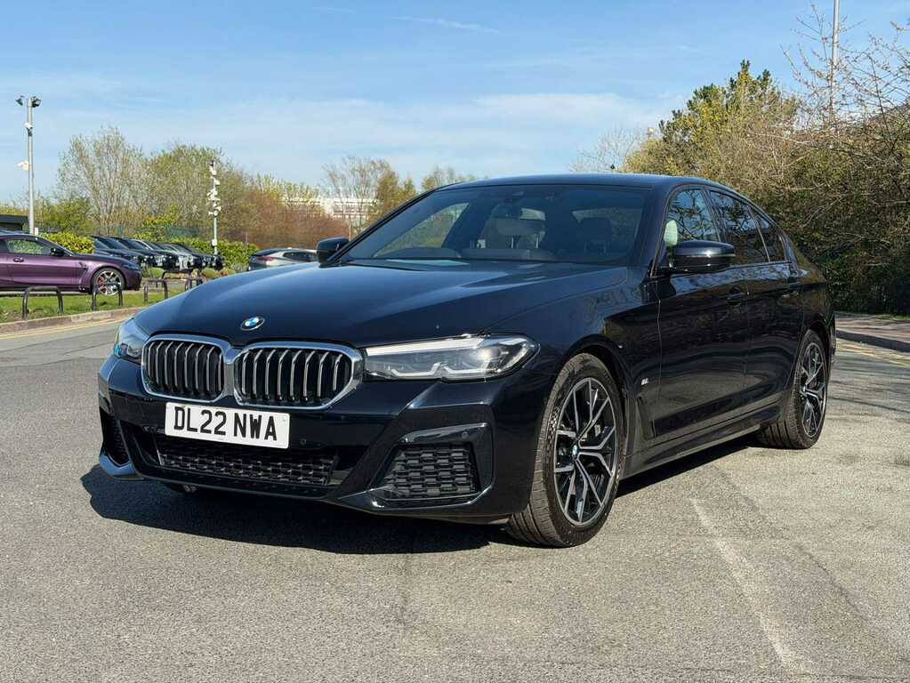 BMW 5 Series 520D Mht M Sport Step DL22NWA Black #3