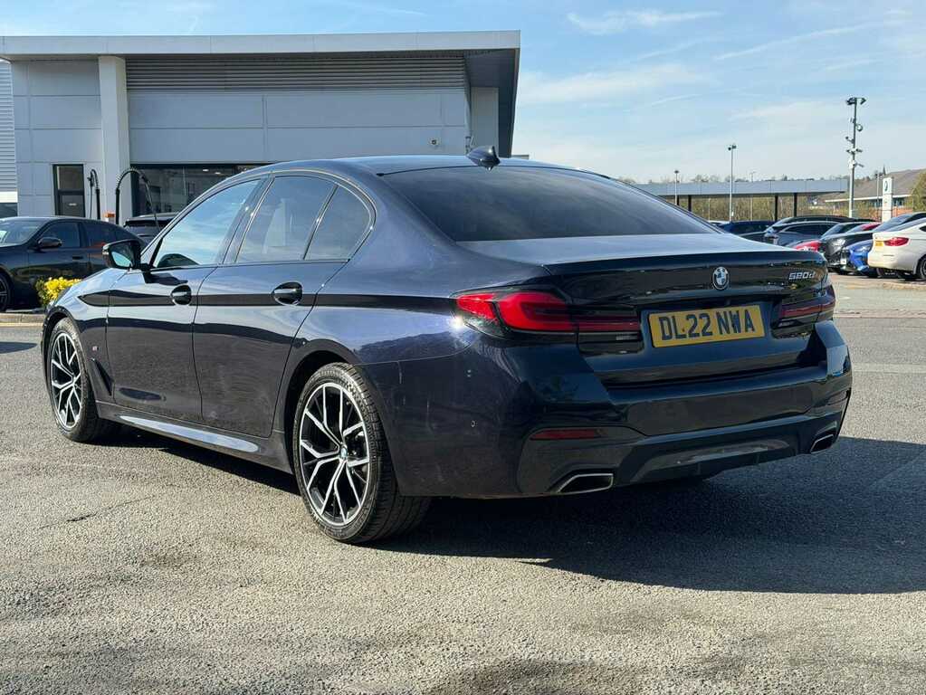 BMW 5 Series 520D Mht M Sport Step DL22NWA Black #6