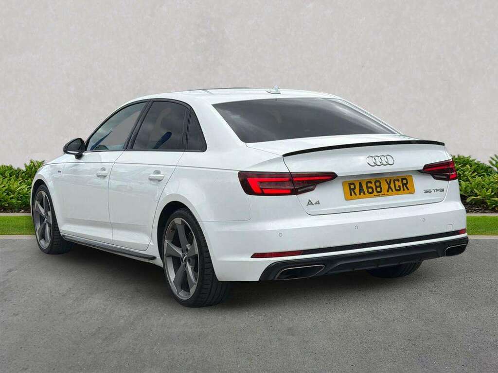 Audi A4 35 Tfsi Black Edition RA68XGR White #2