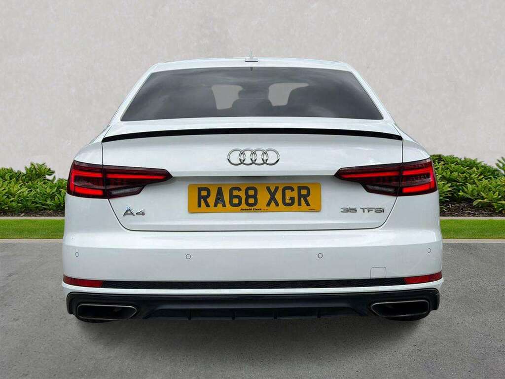 Audi A4 35 Tfsi Black Edition RA68XGR White #4