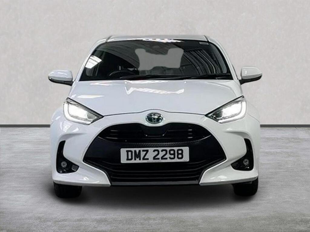 Toyota Yaris 1.5 Vvt-h Design Hatchback Hybrid E-cvt DMZ2298 White #5
